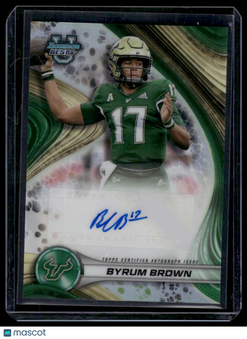 2024 Bowman University Best Byrum Brown #BOA-BB Best of 2024 Autographs AU
