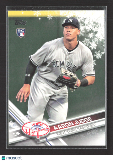 2017 Topps Holiday Aaron Judge #HMW99 Snowflake RC