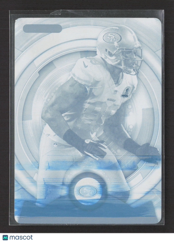 2013 Topps Strata Aldon Smith #47 Cyan Printing Plate Printing Plate