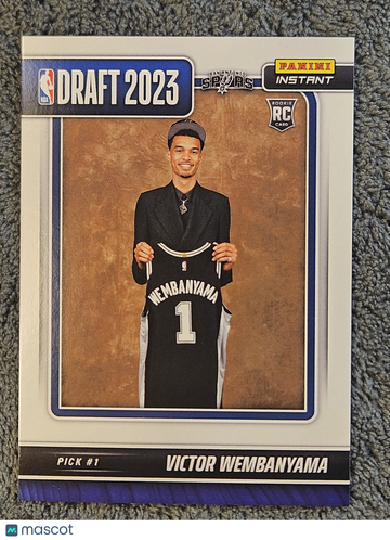 2023 Panini Instant Draft Victor Wembanyama #DN-1 France Rookie San Antonio Spurs RC