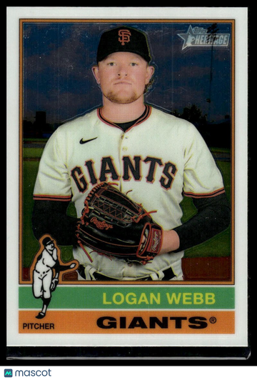 2025 Topps Heritage Logan Webb #423 Chrome