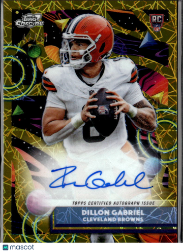 2025 Topps Chrome Dillon Gabriel #CCA-DGA /60 RC