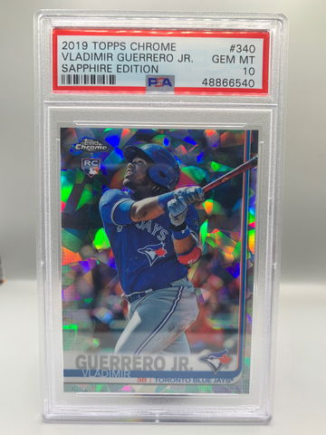 2019 Topps Chrome Vladimir Guerrero Jr. Sapphire 340 PSA 10