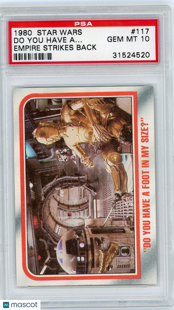 1980 Star Wars Empire Strikes Back "do You Have A.. . #117 PSA 10
