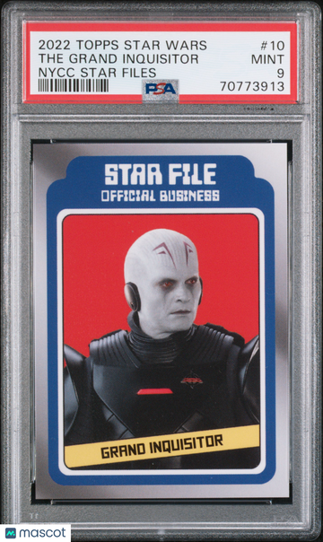 2022 Topps Star Wars Nycc Star Files The Grand Inquisitor #10 PSA 9