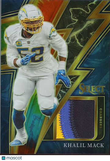 2022 Select Khalil Mack Tie-Dye Prizm