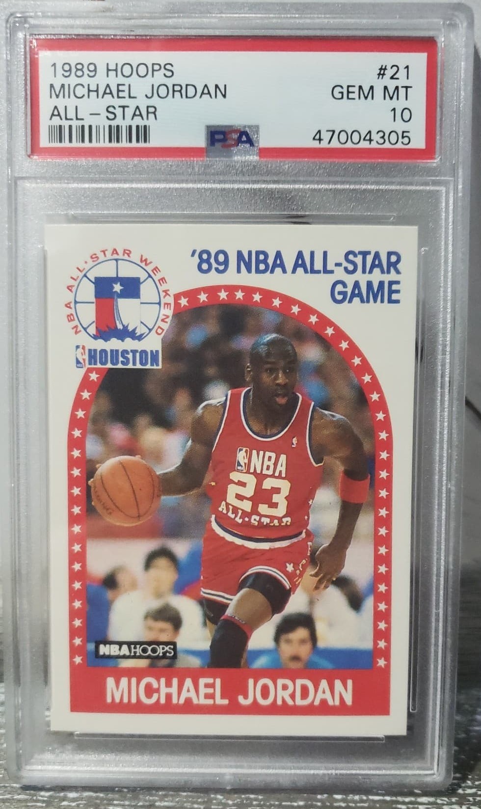 1989 Hoops Michael Jordan All-Star PSA 10
