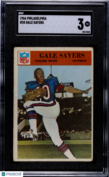 1966 Philadelphia Gale Sayers #38 SGC 3