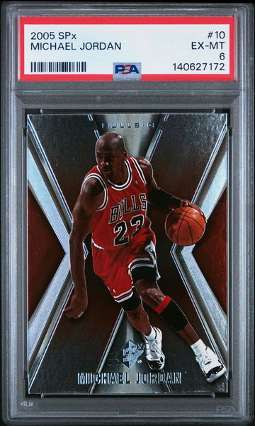 2005 Spx Michael Jordan #10 PSA 6
