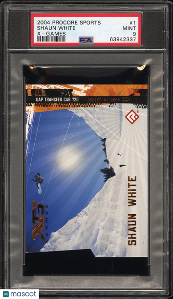 2004 Procore Sports X-Games Shaun White #1 Rookie PSA 9