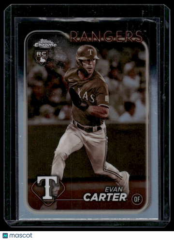2024 Topps Chrome Evan Carter #136 Sepia Refractor