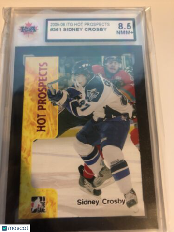 2005-06 In the Game Heroes and Prospects Sidney Crosby #361 Rookie KSA 8.5