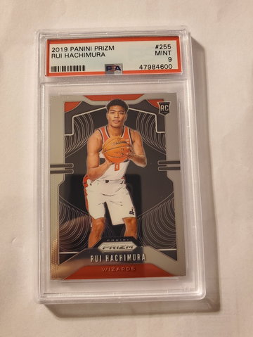 Rui Hachimura 2019 Prizm RC PSA 9