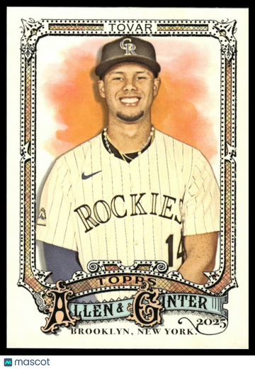 2025 Topps Allen & Ginter Ezequiel Tovar #34