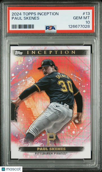 2024 Topps Inception Paul Skenes #13 PSA 10
