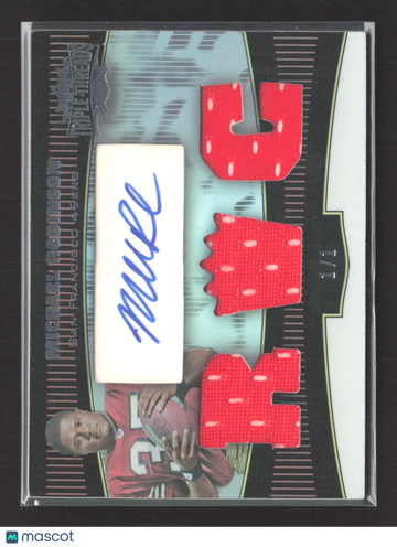 2006 Topps Triple Threads Michael Robinson #121 Platinum /1 Patch Memorabilia