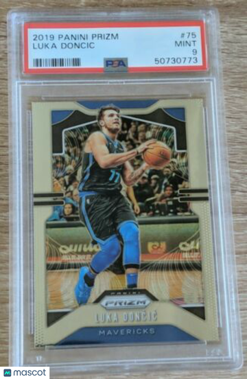 2019 Panini Prizm Luka Doncic #75 Parallel PSA 9