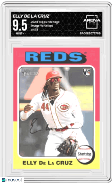 2024 Topps Heritage Elly De La Cruz #473 Image Varation RC Arena Club 9.5