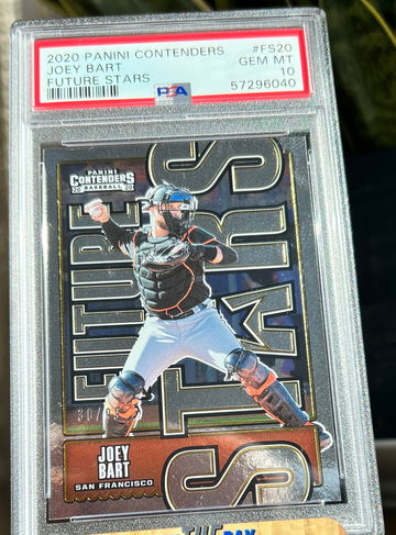 Joey Bart 2020 Contenders Future Stars #FS20 San Francisco 30/99 PSA 10 Gem Mint