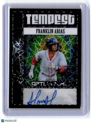Franklin Arias 2025 Leaf Optichrome Tempest 1/1 1/1 Leaf #TA-FA1