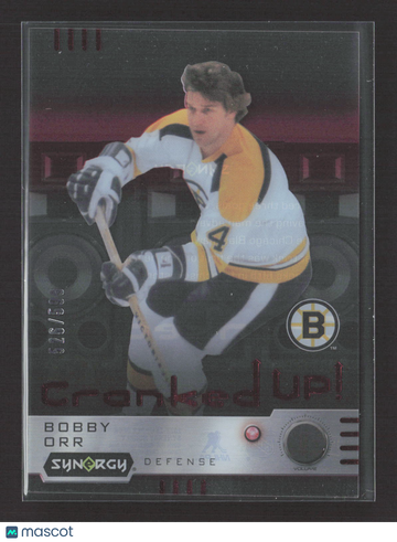 2024 Upper Deck Synergy Cranked Up! Bobby Orr #CR-BO Red 526/599