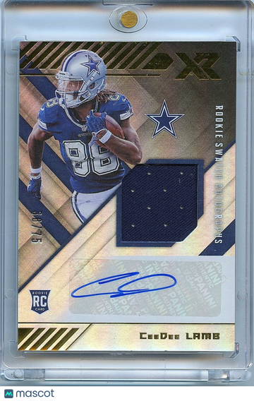 2020 CeeDee Lamb Rookie Panini Authentic