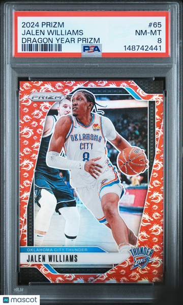 2024 Panini Prizm Jalen Williams #65 Dragon Year