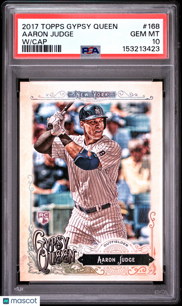 2017 Topps Gypsy Queen Aaron Judge #168 With Cap PSA 10