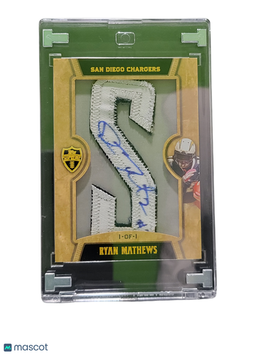 2010 Topps Supreme Ryan Mathews #SLP-RM Letter Patch Relic