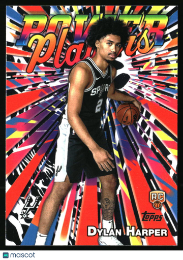 2025-26 Topps Dylan Harper #PP-17 Power Players San Antonio Spurs