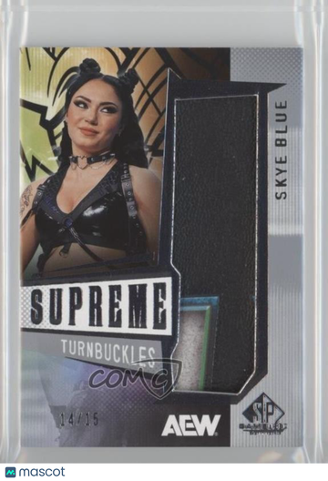 2025 SP Game Used AEW - Supreme Turnbuckles Skye Blue #ST-SB [None] 14/15