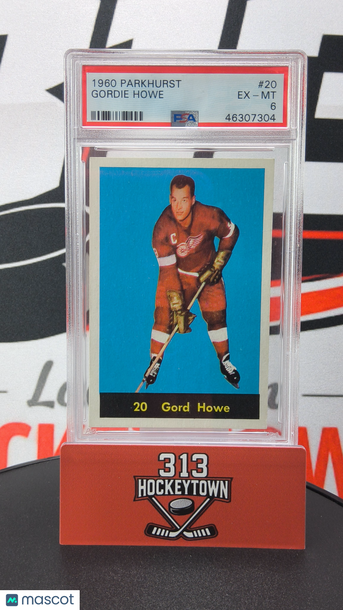 1960 Parkhurst Gordie Howe #20 PSA 6