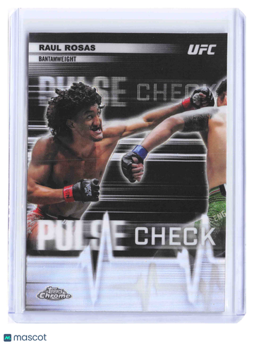 2026 Topps Chrome UFC Pulse Check Raul Rosas #PC-7 Parallel/Variety Short Print Insert