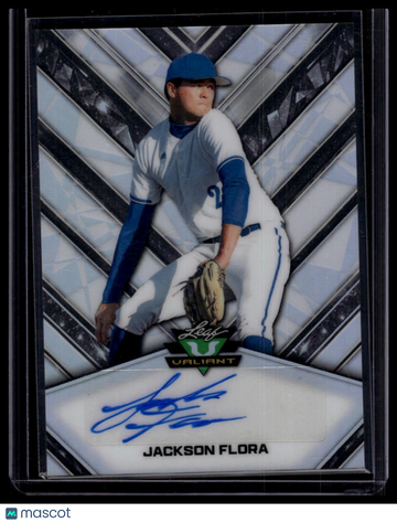 2026 Leaf Metal Draft Jackson Flora #VA-JF1 Valiant Autographs AU