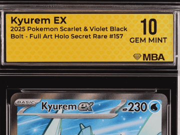 2025 Pokemon Scarlet & Violet Black Bolt Kyurem Holo MBA 10 #157