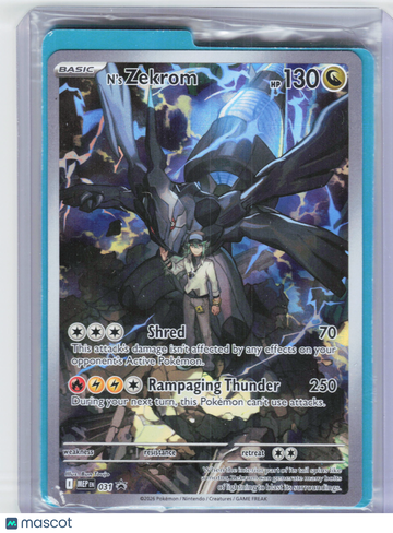 Mega Evolution Promo N's Zekrom Holo Black Star Promo [Sealed] #031
