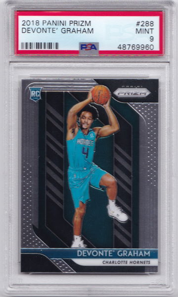 Devonte Graham 2018 Prizm PSA 9