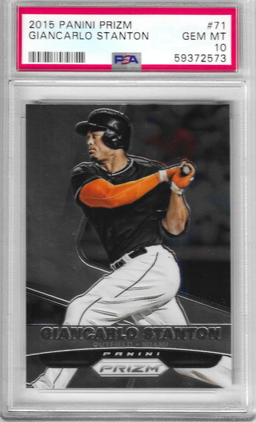2015 Prizm Giancarlo Stanton PSA 10