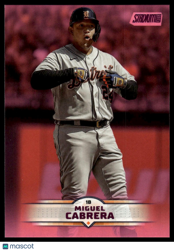 2025 Stadium Club Miguel Cabrera #55 Pink Foil