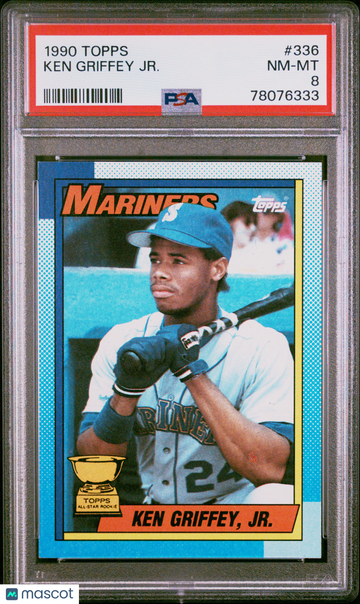 1990 Topps Ken Griffey JR. #336 PSA 8
