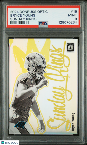 2024 Panini Donruss Optic Sunday Kings Bryce Young #16 PSA 9