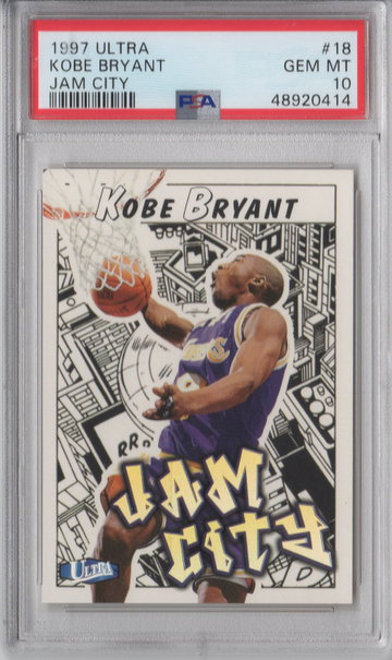 1997 Ultra Kobe Bryant Jam City PSA 10