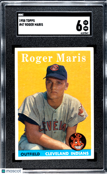 1958 Topps Roger Maris #47 SGC 6