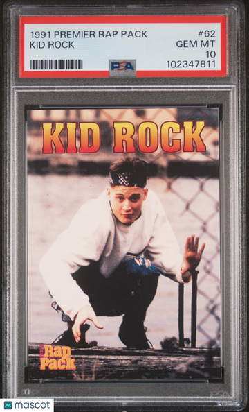 1991 Premier Rap Pack Kid Rock #62 PSA 10