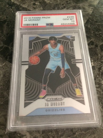 2019 Prizm Ja Morant PSA 10 RC