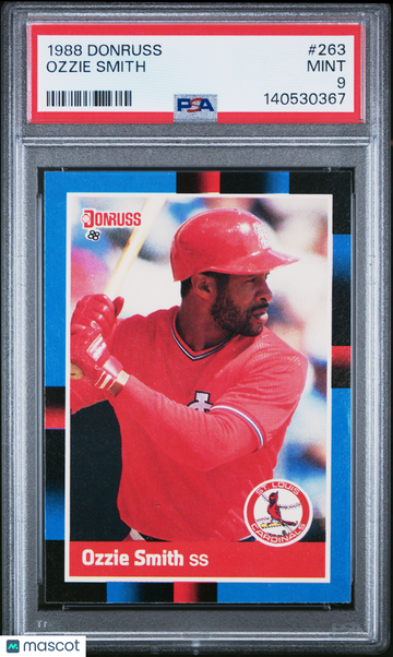 1988 Donruss Ozzie Smith #263 PSA 9