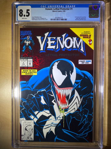 Venom Lethal Protector #1 (1993 Marvel Comics CGC 8.5