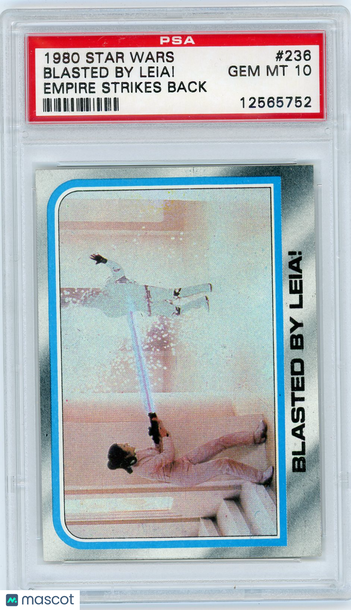 1980 Star Wars Empire Strikes Back Blasted By Leia! #236 PSA 10