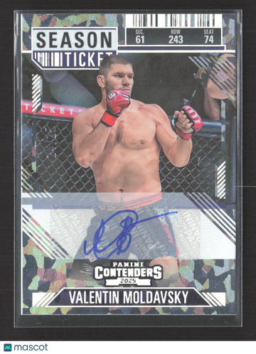 2025 Panini Contenders PFL Season Ticket Valentin Moldavsky #21