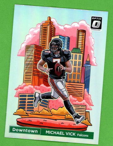 2021 Panini Donruss 25 Michael Vick Downtown Falcons